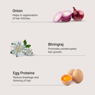 Bombay Shaving Company Onion & Egg Hair Mask & Onion & Bringraj Hair Growth Oil 1's - Hair Oils