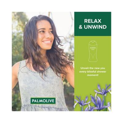Colgate-Palmolive, Palmolive Body Wash Aroma Absolute Relax, Bottle, Shower Gel with 100% Natural Extracts 250 ml - Shower Gels & Body Wash