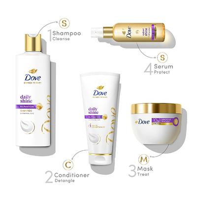 Dove 10 in 1 Shine Revive Treatment Hair Mask for dull hair 300 ml - Hair Masks & Packs