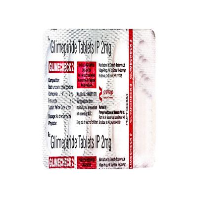 GLIMECHECK 2 Tablet 10's - Diabetes-Ant