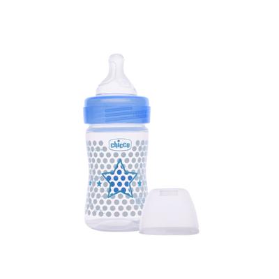 Chicco Wellbeing Feeding Bottle - Blue 150 ml - Feeding & Nursing