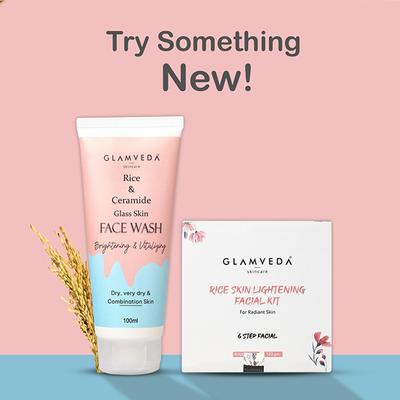Glamveda Rice & Ceramide Korean Glass Skin Peel Off Mask 100 ml - Masks & Peels