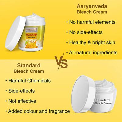 Aryanveda Mango Bleach With Real Mango Extracts 250 gm - Bleach