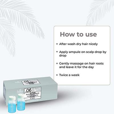 Silky Technobasics .06 X-Trim Dandruff Prevention Treatment (10ml/10Pcs) 10's - Hair Treatment