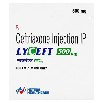 LYCEFT 500mg Injection 1's - Bacterial Infections-Cep