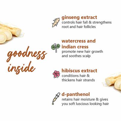 Plum Ginseng Gentle Rinse Shampoo Fragrance-Free 300ml - Shampoos