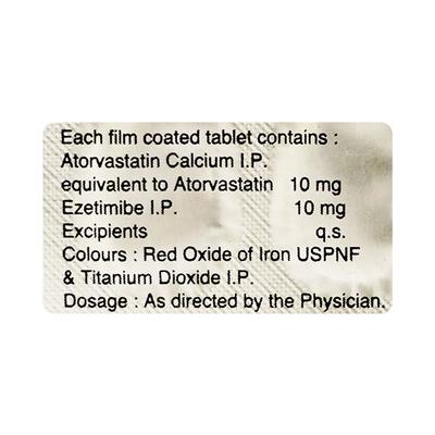 TG Tor EZ 10mg Tablet 10'S - High Cholesterol-Dys