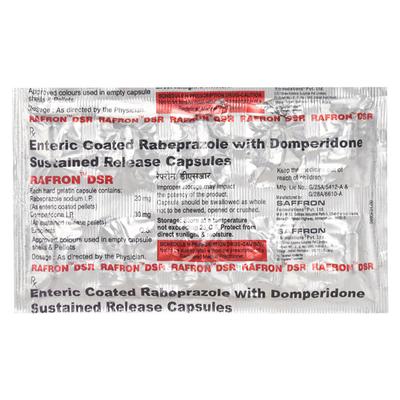 Rafron DSR Capsule 10'S - Ulcer/Reflux/Flatulence-Aaa