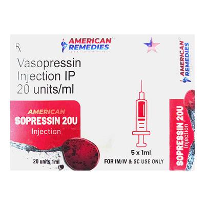 SOPRESSIN 20U Injection 1ml - Bleeding Disorders-HPA