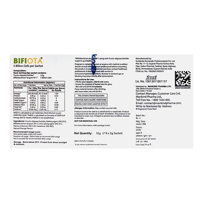 BIFIOTA GLUTEN FREE Sachet 5g - Diarrhoea-Ant