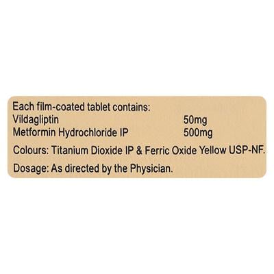 VALDIFF M 500mg Tablet 15's - Diabetes-Ant