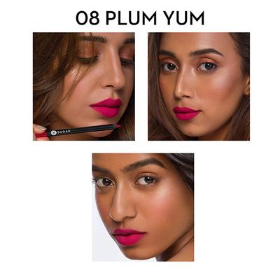 SUGAR Cosmetics Lipping On The Edge Lip Liner - 08 Plum Yum 1.2 gm - Lipsticks