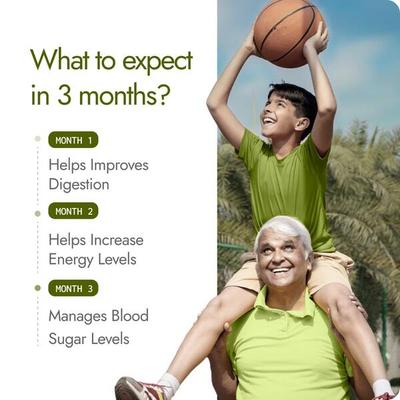 Kapiva Dia Free Capsules 60's - Diabetes Care (Ayush)