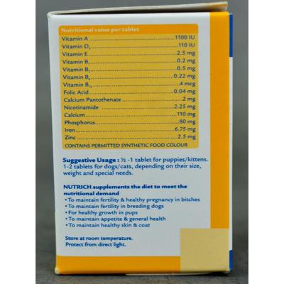 Virbac Nutrich Tablets 60's - Pet Healthcare