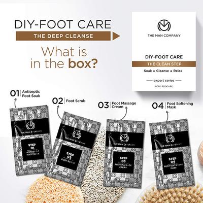 The Man Company Pedicure Kit (4 Step - Foot Care At Home) 1's - Foot Creams & Lotions