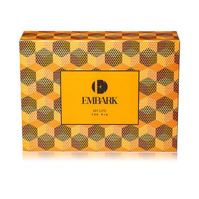 EMBARK My Life For Him Men/Boys Perfume Giftset( 100ml EDP + 100ml Shower Gel + 100ml Face Wash + 150ml Perfumed Deodorant + Mens Pouch) 450 ml - Men Perfumes (Edt/Edp)