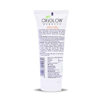 Oxyglow Facial Scrub - Apricot & Jojoba 100 gm - Face Scrubs