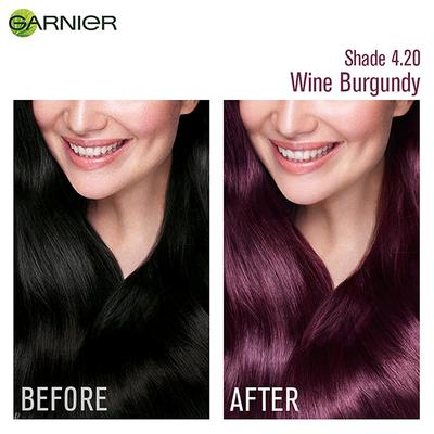 Garnier Color Naturals Creme hair color, Shade 4.20 Wine Burgundy 1's - Crème