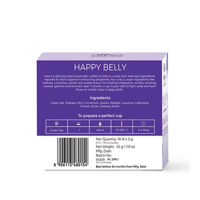 TGL Co. Tea Bag - Happy Belly 16's - Herbal/Green Teas