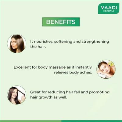 Vaadi Herbals Amla Cool Oil with Brahmi & Amla Extract 100 ml - Hair Oils