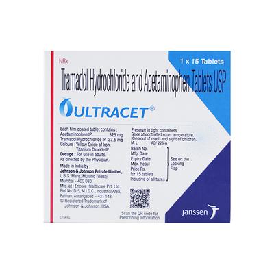 Ultracet Tablet 15'S - Pain relief-Ana