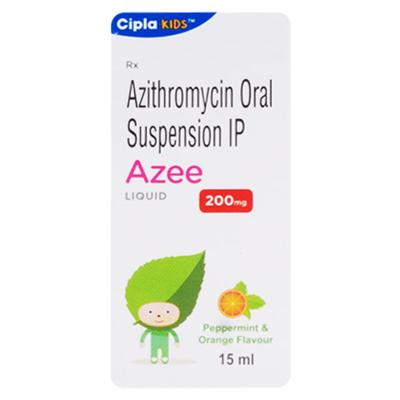 AZEE 200MG PEPPERMINT & ORANGE FLAVOUR Liquid 15ml - Bacterial Infections-Mac
