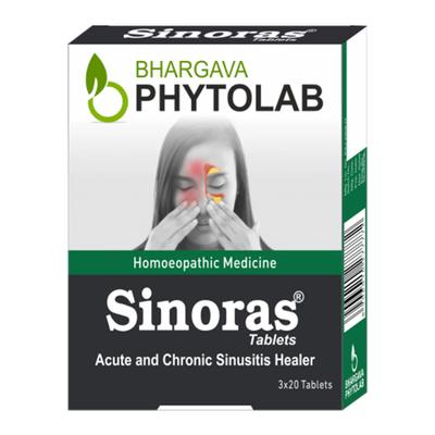Bhargava Phytolab Sinoras Tablet (Pack Of 3 X 20's) 1's - Speciality Medicine