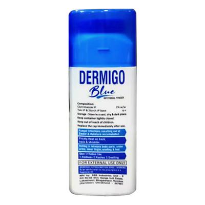 DERMIGO BLUE ANTI FUNGAL Powder 100gm - Fungal Infections-Taa