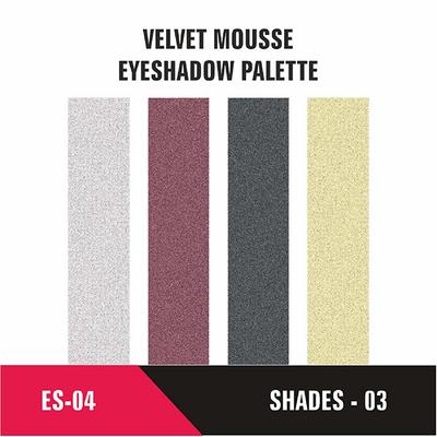 Half N Half Velvet Mousse Eyeshadow Palette, Multicolor - 03 3.2 gm - Eye Shadow Palettes