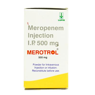 Merotrol 500mg Injection 1's - Bacterial Infections-OBL