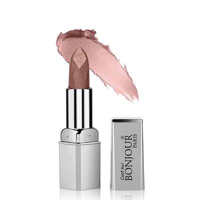 Bonjour Paris Premium Mettalic Shine Lipstick for Women - Nude Gold 4.2 gm - Lipsticks