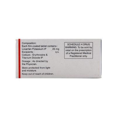 Alsartan 25mg Tablet 10'S - Hypertension-Ang