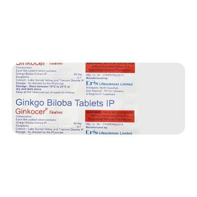 Ginkocer Tablet 10'S - Supplements-Vam