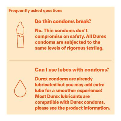 Durex Condoms - Extra Dots 10's - Plain/Flavoured Condoms