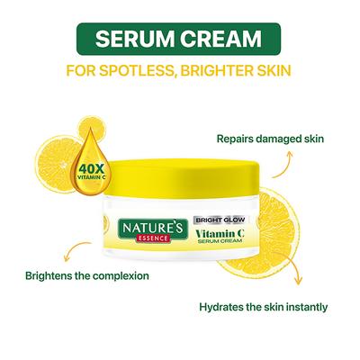 Nature's Essence Bright Glow Vitamin C Serum Cream 25 gm - Face Moisturizers