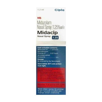 MIDACIP 1.25 Nasal Spray 1.2ml - Hypnosis-Hyp