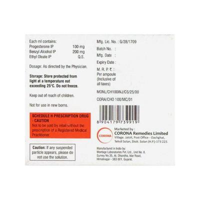 C HOPE 100 Injection 1ml - Hormonal Therapy-Oes