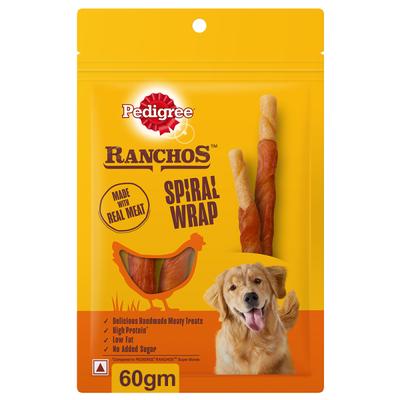Pedigree Ranchos Spiral Wrap 60 gm - Petfood