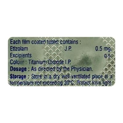 ETIMARK 0.5 Tablet 10's - Anxiety-Anx