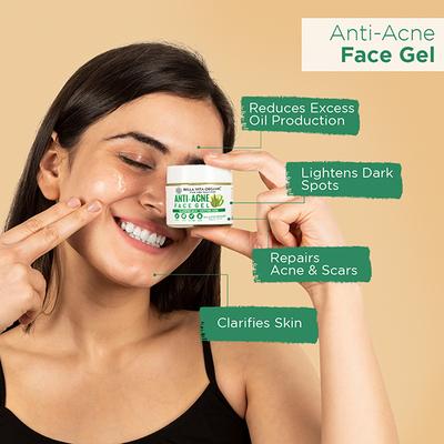 Bella Vita Organic Anti Acne Face gel 50 gm - Face Gels