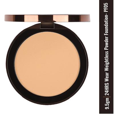 Colorbar 24Hrs Wear Weightless Powder Foundation Pf 5 9.5 gm - Compact Powder