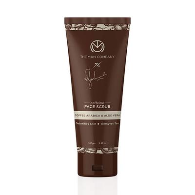 The Man Company Tan Removal Caffeine Face Scrub with Coffee Arabica Aloe Vera 100 gm - Face Scrubs