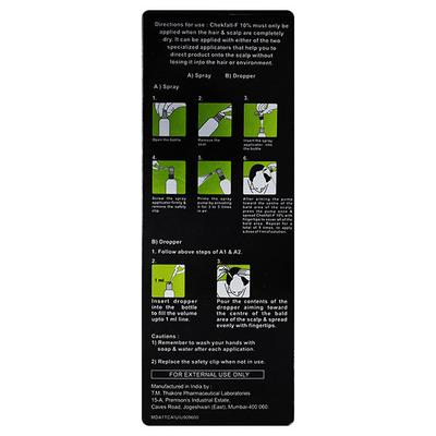 CHEKFALL F 10% Solution 60ml - Hair Loss-Oth