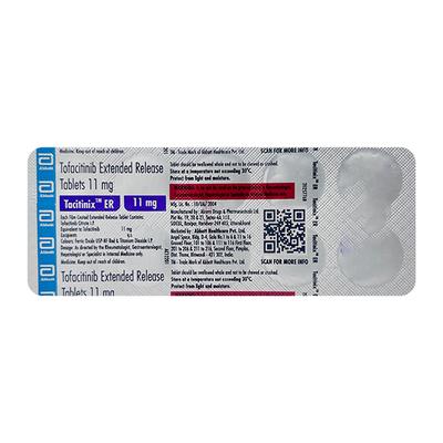 TACITINIX ER 11mg Tablet 10's - Arthritis-Dis