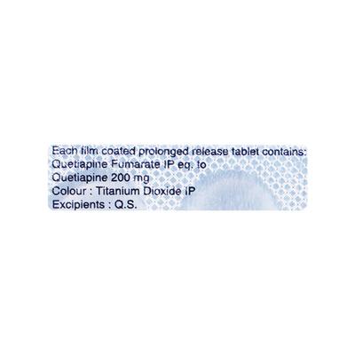 Qutan SR 200mg Tablet 10'S - Schizophrenia-Aps