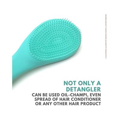 Alan Truman Dt03 Detangling Brush Green 1's - Hair Brushes