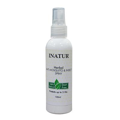Inatur Herbal Anti-Mosquito & Insect Spray 100 ml - Mosquito Repellent
