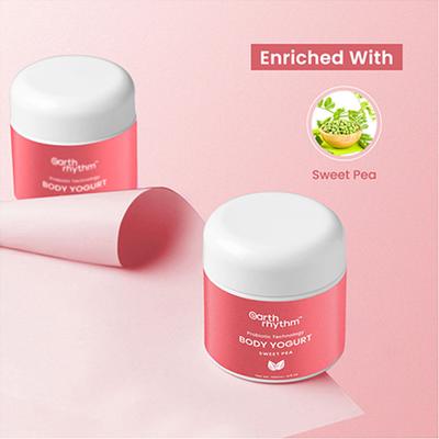 Earth Rhythm Sweet Pea Body Yogurt 100 gm - Body Butter