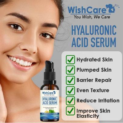 WishCare 2% Hyaluronic Acid Serum With Cica Ceramide & B5 30 ml - Face Serum