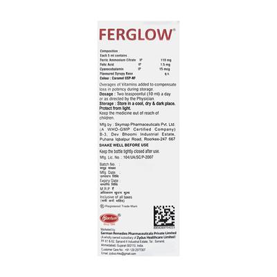 FERGLOW Tonic 200ml - Iron Supplement/Anaemia-Vma